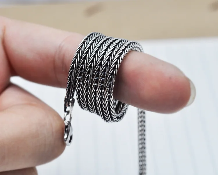 3.5MM  Chains Necklaces Snake Bone Chain for Men Long Necklace Stainless Steel Jewelry