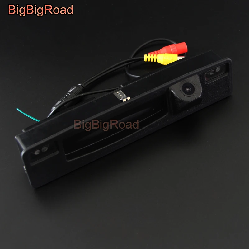 

BigBigRoad For Ford Focus 2015 2016 2017 Car HD Rear View Trunk Handle Camera Waterproof Night Vision