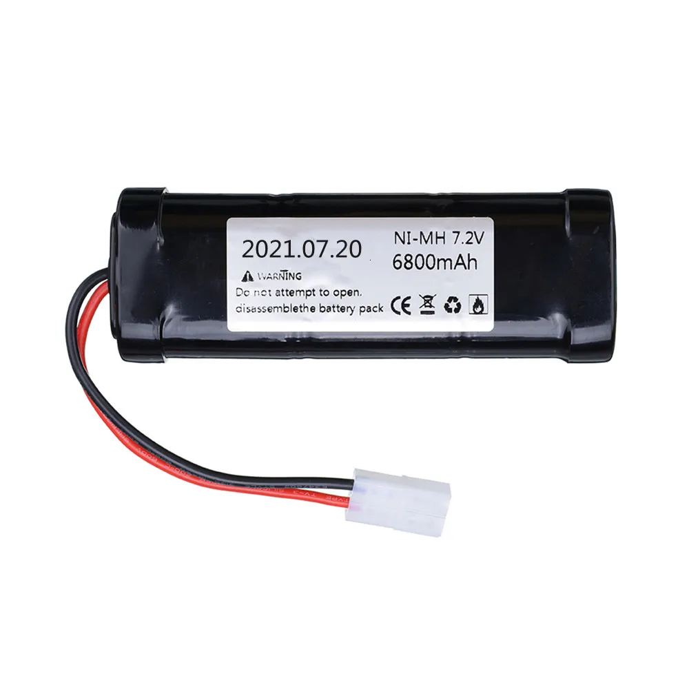 7.2V 6800mAh Rechargeable 7.2V Ni-MH Battery Pack Tamiya Plug High Capacity SC*6 Cells for RC Control Car Toys Battery