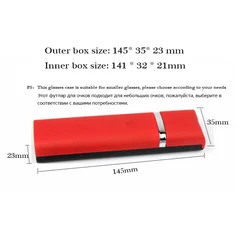 Elegant Portable Glasses Box Women Reading Glasses Case Hot Fashion Business Glasses Case Men  Women Glasses Storage Box