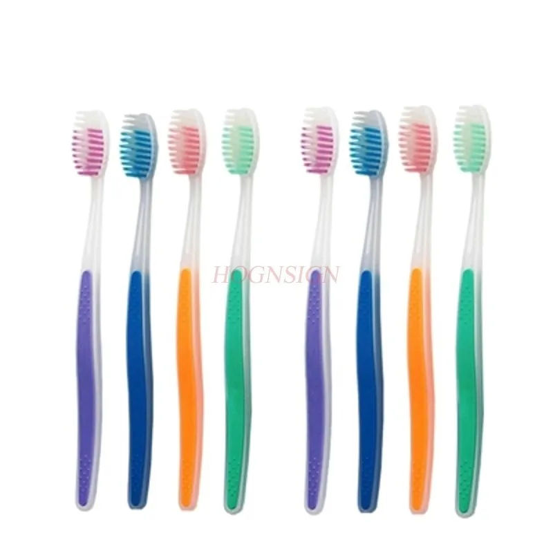 

8 pcs toothbrush soft Toothbrush Adult Soft Hair Sharpening Silk Anti-slip Ankle Family