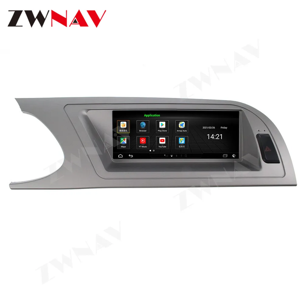 8.8 Inch Android 10.0 System Car Head Unit IPS Touch Radio Player For Audi A4 2009-2016 IPS Touch Screen GPS Multimedia Stere