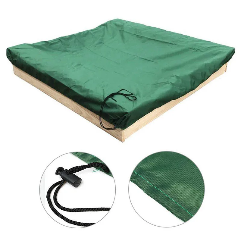 Bath dustproof cloth waterproof Oxford cloth dustproof cover canopy drawstring sandbox sandpit dustproof cover