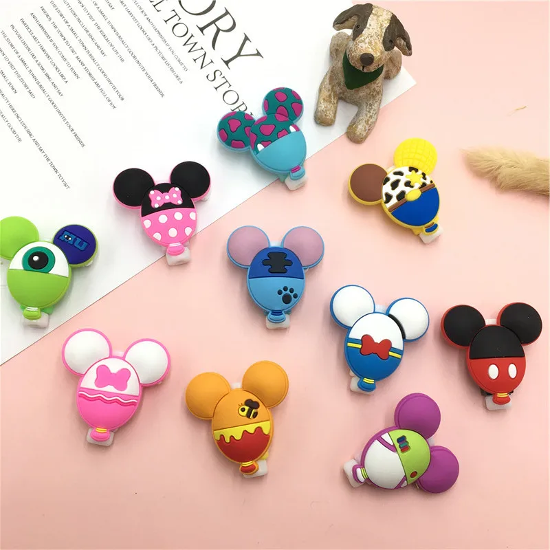 1 sztuk Cartoon Disney telefon kabel USB Protector dla IPhone Samsung Huawei Data Line organizator klip Protetor De Cabo kabel Winder