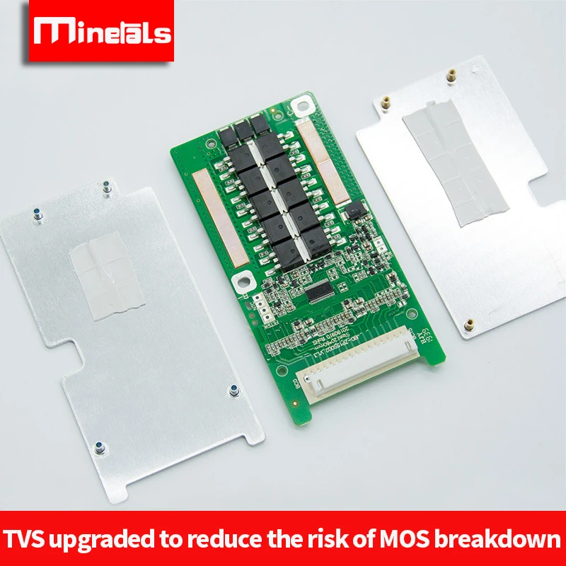 Placa de proteção da bateria do lítio para o electromobile, Pcm 14S, 54V, Li íon BMS PCM 48V, porto comum, 30A 40A 50A