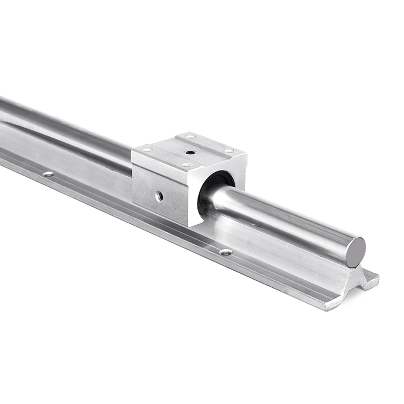 Imagem -05 - Eixo de Corrediça Linear Rod do Trilho de Guia Bloco do Rolamento Parte do Cnc Sbr12 Sbr12uu 250 mm Peças Peças