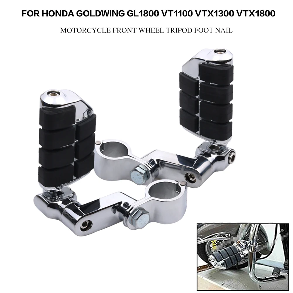 Motorcycle Highway Clamps Foot Pegs Footrest For Honda Goldwing GL1800 GL1500 Valkyrie 1998 - 2003 TRIUMPH ROCKET 3 2300cc