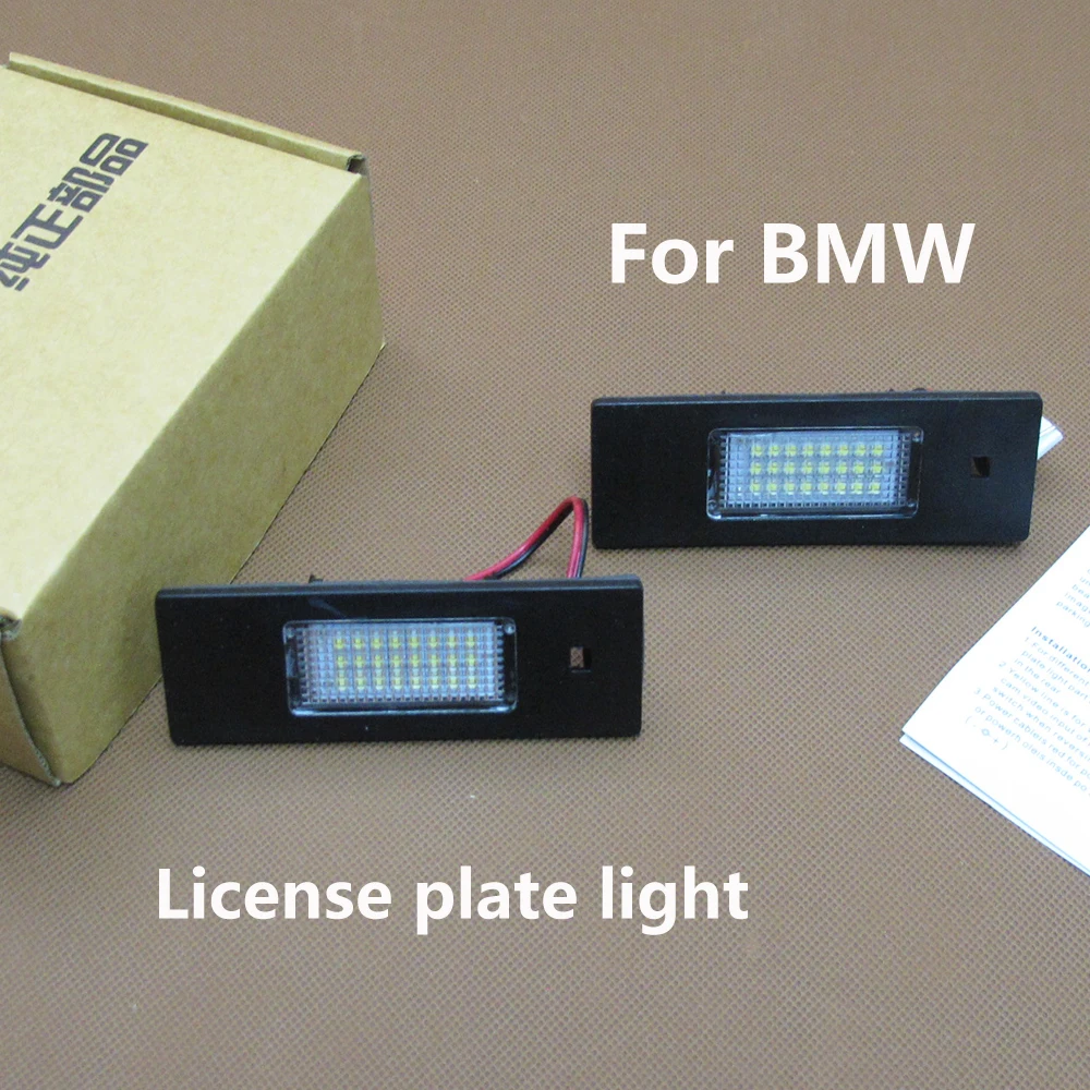Car License Number Plate Lamp For Vauxhall For Opel For Buick For Holden For Chevrolet For Alfa Romeo For FIAT Auto Light