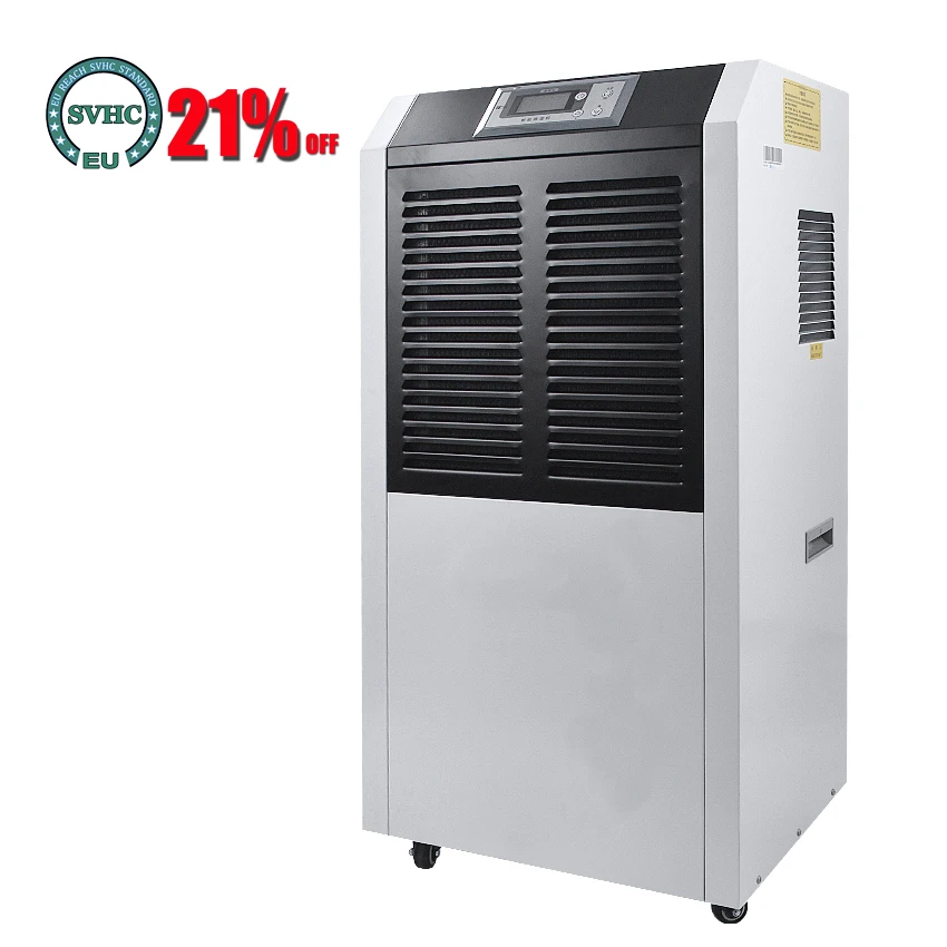 Industrial Dehumidifier DR-1382L Dehumidifier Basement Dehumidifier Workshop Warehouse Moisture Absorber 138L / 24H 220V/50hz