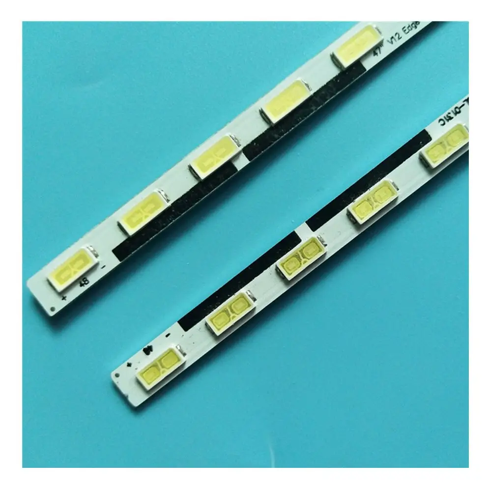 

New 2 PCS*48LED LED strip 47" V12 Edge R L type 6920L-0131D 6920L-0131C for 6922L-0017A 6922L-0018A 47LM6200 LC470EUE LED47K560J