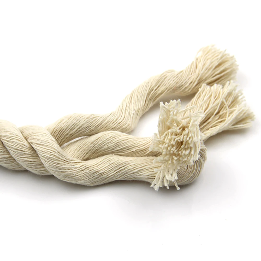 Hemp Ropes Bundle Thick Thin Rope Tote Bag Cotton Hand Made Decorative Cotton Thread White Rope