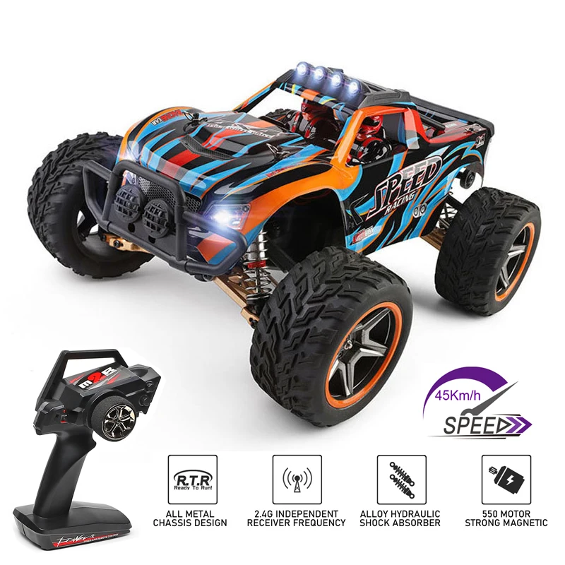 

JTY Toys 45km/h RC Truck 1:10 Remote Control Trucks Off-Road Radio 4WD Rock Climbing Cars For Children Adults Wltoys 104009