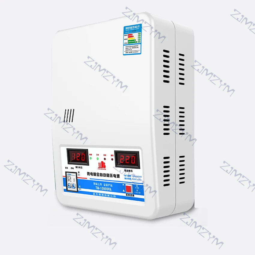 6.8kw/15kw/20kw Voltage Stabilizer With Input Voltage 120V-270V Output 220V Household Automatic Stabilized Power Supply Tool