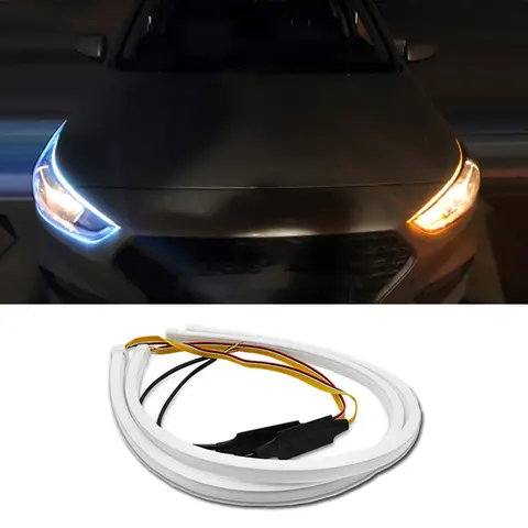 2x Ultrafine 45cm 60cm Car Styling Daytime Running Light For Infiniti Q50 Q60 FX35 G35 QX70 FX G37 Q30 QX56 I30 M35 FX37