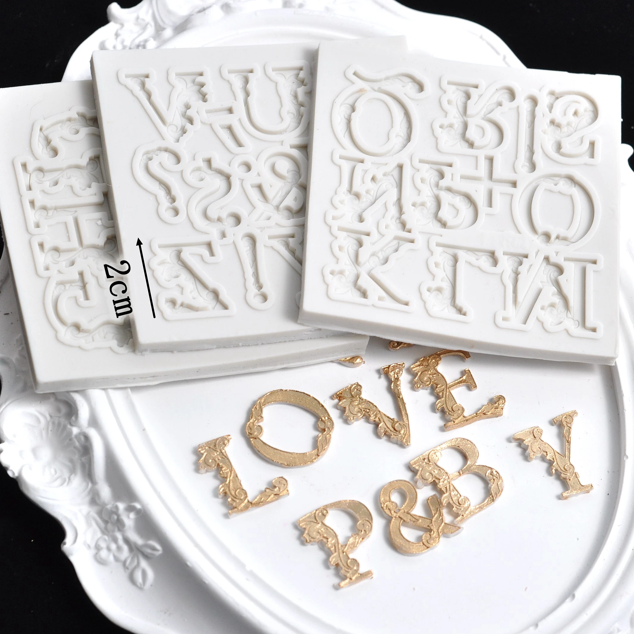 Lace Vine Letters, Symbols Silicone Mold Fondant Cake Decorating Mould Sugarcraft Chocolate Baking Tool For Cakes Gumpaste Form