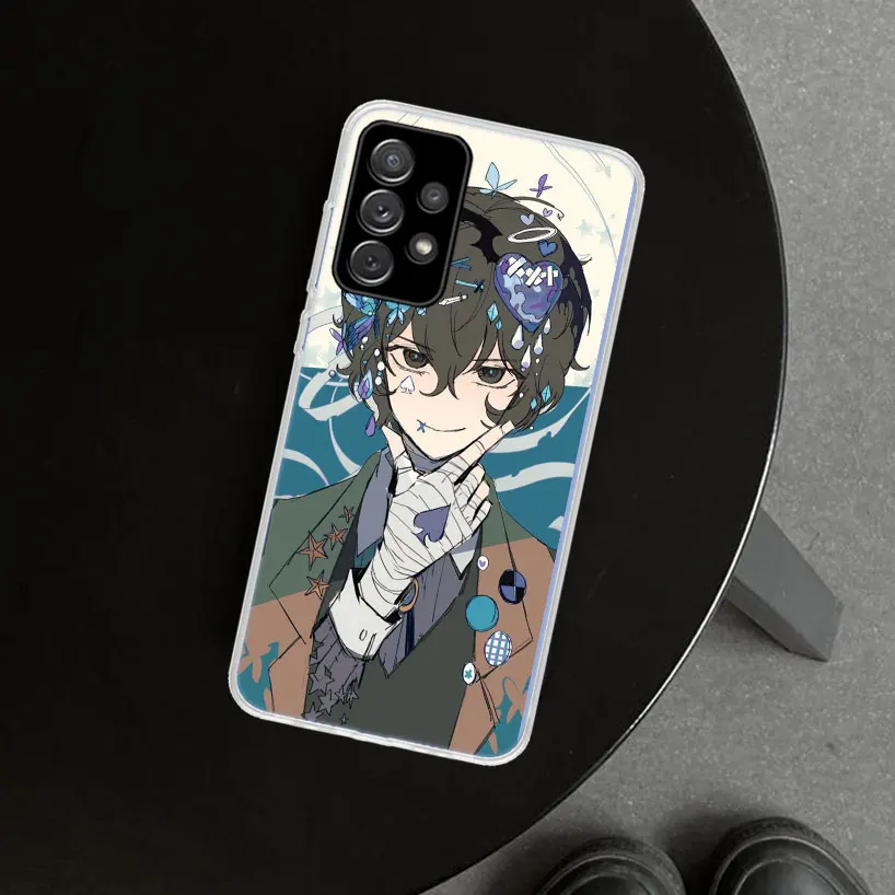 Bungou Stray Dogs Dazai Osamu Phone Case for Samsung Galaxy A15 A25 A35 A55 A14 A24 A34 A54 A04S A13 A23 A33 A53 A03S A52 A12 A2