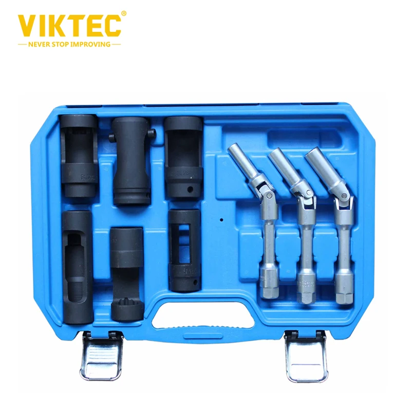 VT01957 Diesel Injection Socket & Jointed Glow Plug Socket Set 9pcs  Europe Standard Sockets