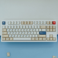 141 Keys GMK Soyamilk Keycaps Cherry Prolife PBT Dye Sublimation Mechanical Keyboard KeycapFor MX Swincth With 1.75U 2U Shift