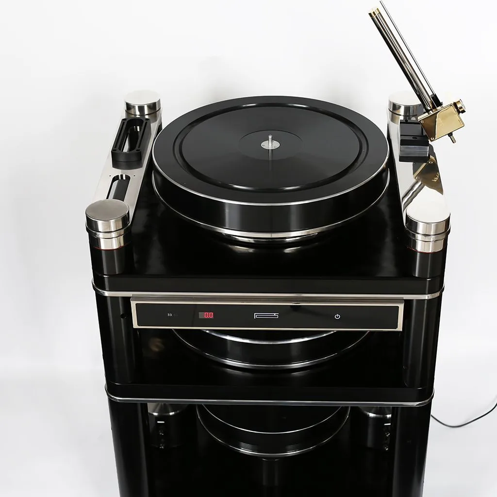 Ffyx t201 piso emblemático vinil plataforma giratória lp áudio player suspensão a ar tecnologia oi-end vinil record player