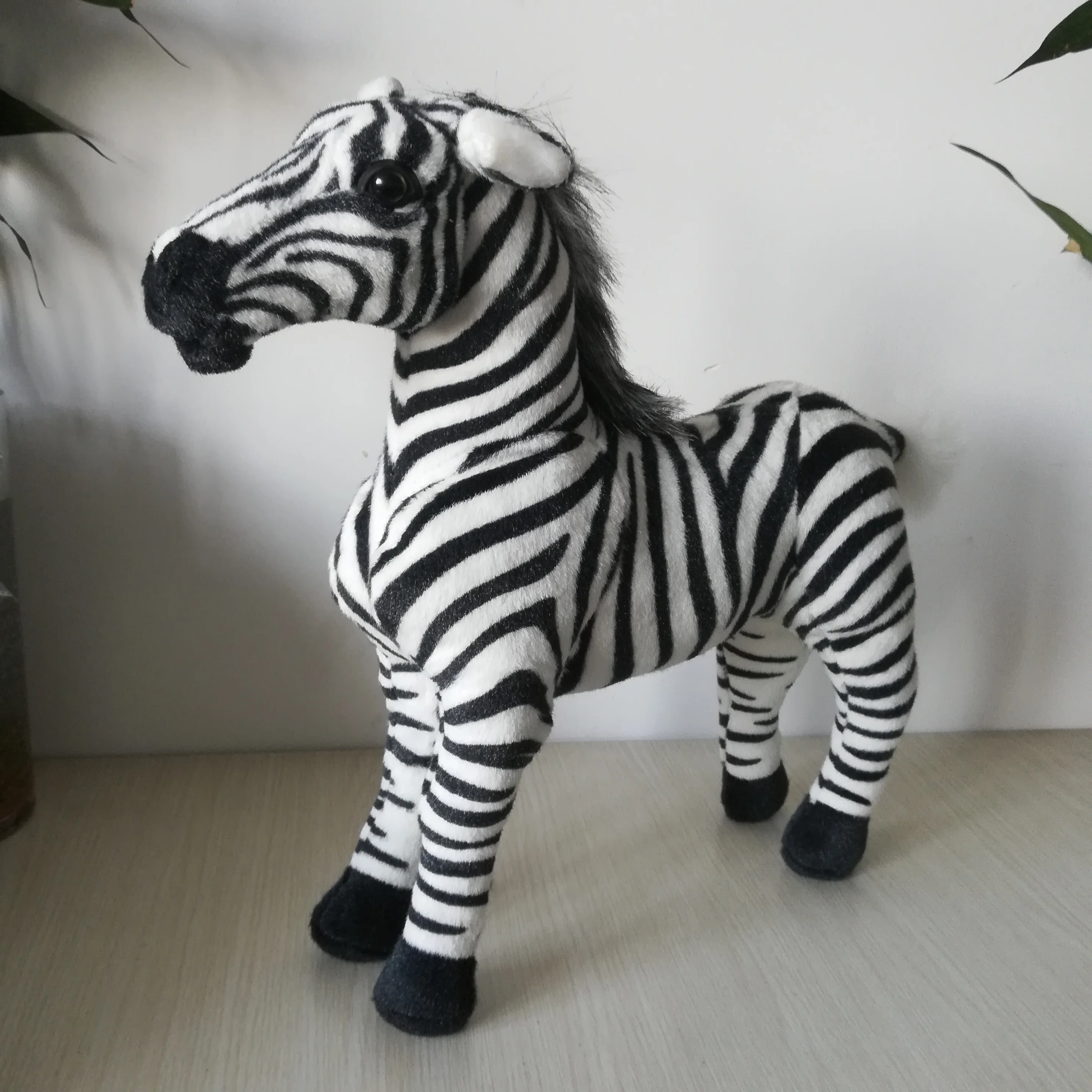 

Large 50x40cm Simulation Zebra Plush Toy Soft Doll Children's Toy Birthday Xmas Gift b1490