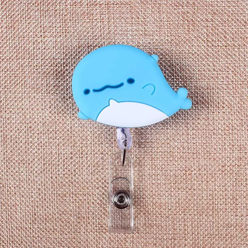 Cartoon Large Size Animal Style Retractable Badge Reel For Nurse&Doctor Card Holder Office&Hospital Supplies Boy&Girl Name Card