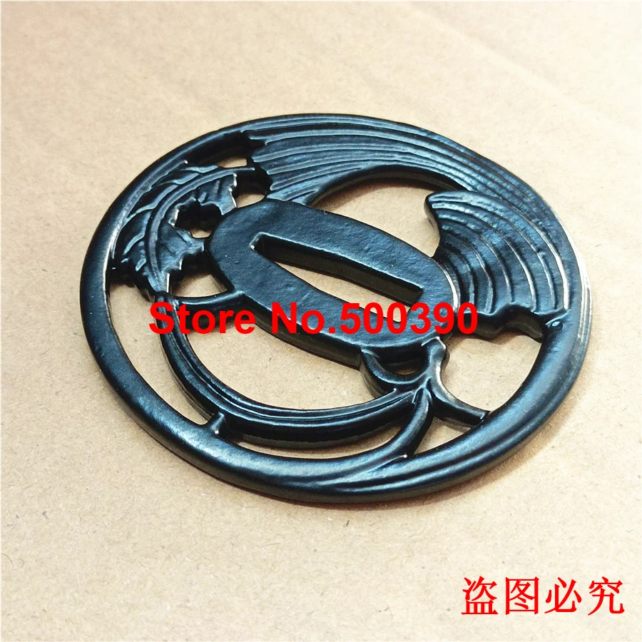 Iron Steel Guard Tsuba For Japanese Sword Samurai Katana Knife Guard Wakizashi Fittings Nice