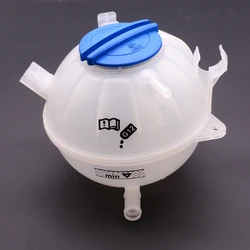 Car Coolant Reservoir Expansion Tank+Cap For VW Jetta MK5 Golf GTI MK6 Tiguan Passat CC Beetle Eos Audi A3 Q3 TT 1K0121407A