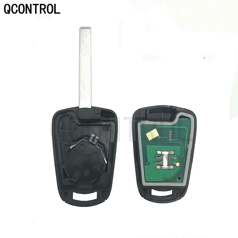 QCONTROL Straight car remote key Suit for Opel/Vauxhall Astra H 2004 - 2009, Zafira B 2005 - 2013  with 433MHz PCF7941