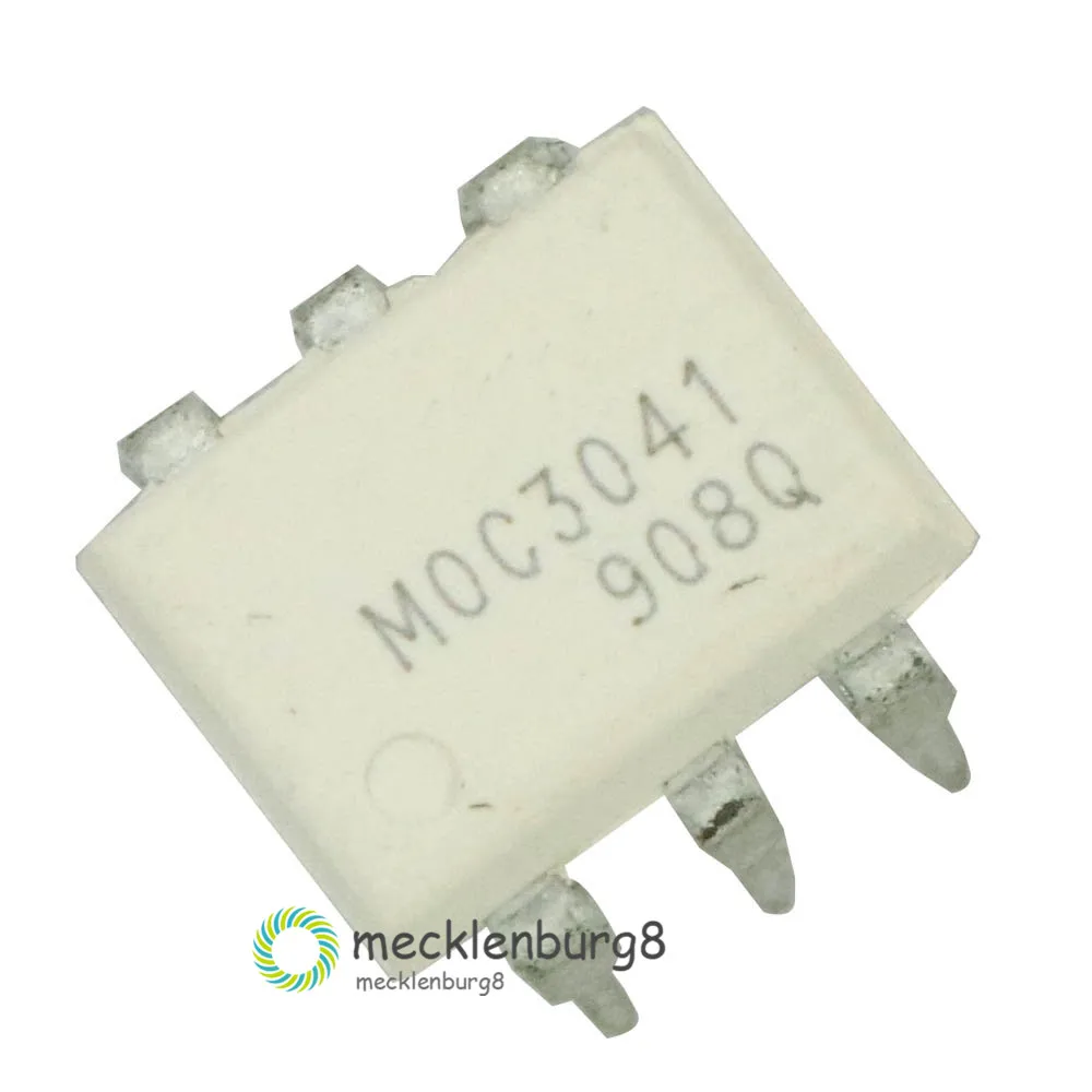 5PCS  OPTOCOUPLE​R FAIRCHILD/​MOTOROLA/Q​TC DIP-6 MOC3041 MOC3041M MOC3041VM