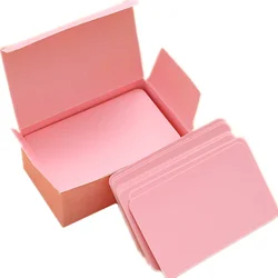 Sale! Pink Blank Message Memo Note Card Color Mini Tag label Handwritten Card For Christmas Valentine's Day Party Gift Card