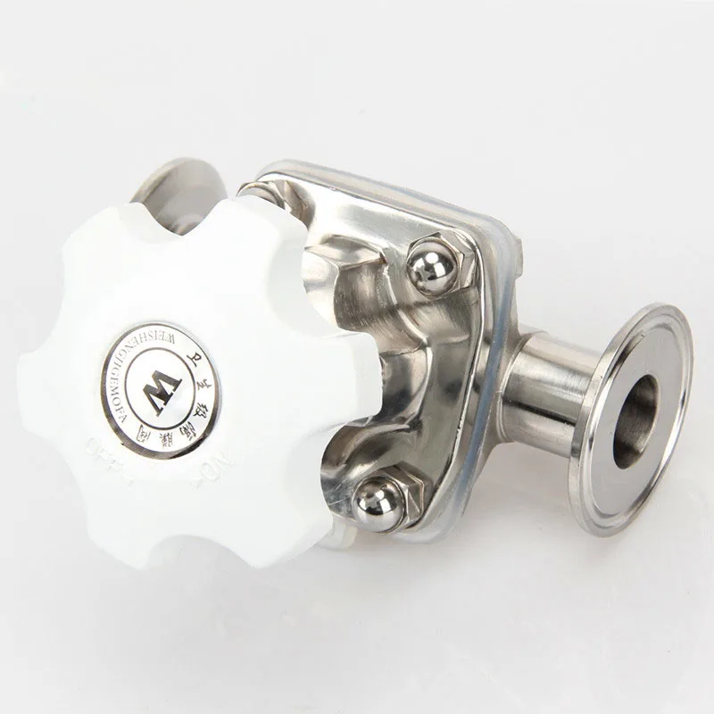 

51mm-108mm (big size) Sanitary SS316 Stainless Steel Tri Clamp Diaphragm Valve Home Brew Beer Dairy Product