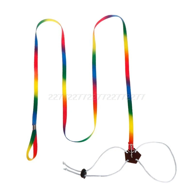 Pet Leash Small Pets Harness Hamster Rabbit Chinchilla Outdoor Adjustable Chest Rope Colorful 1.3m Long Animal O30