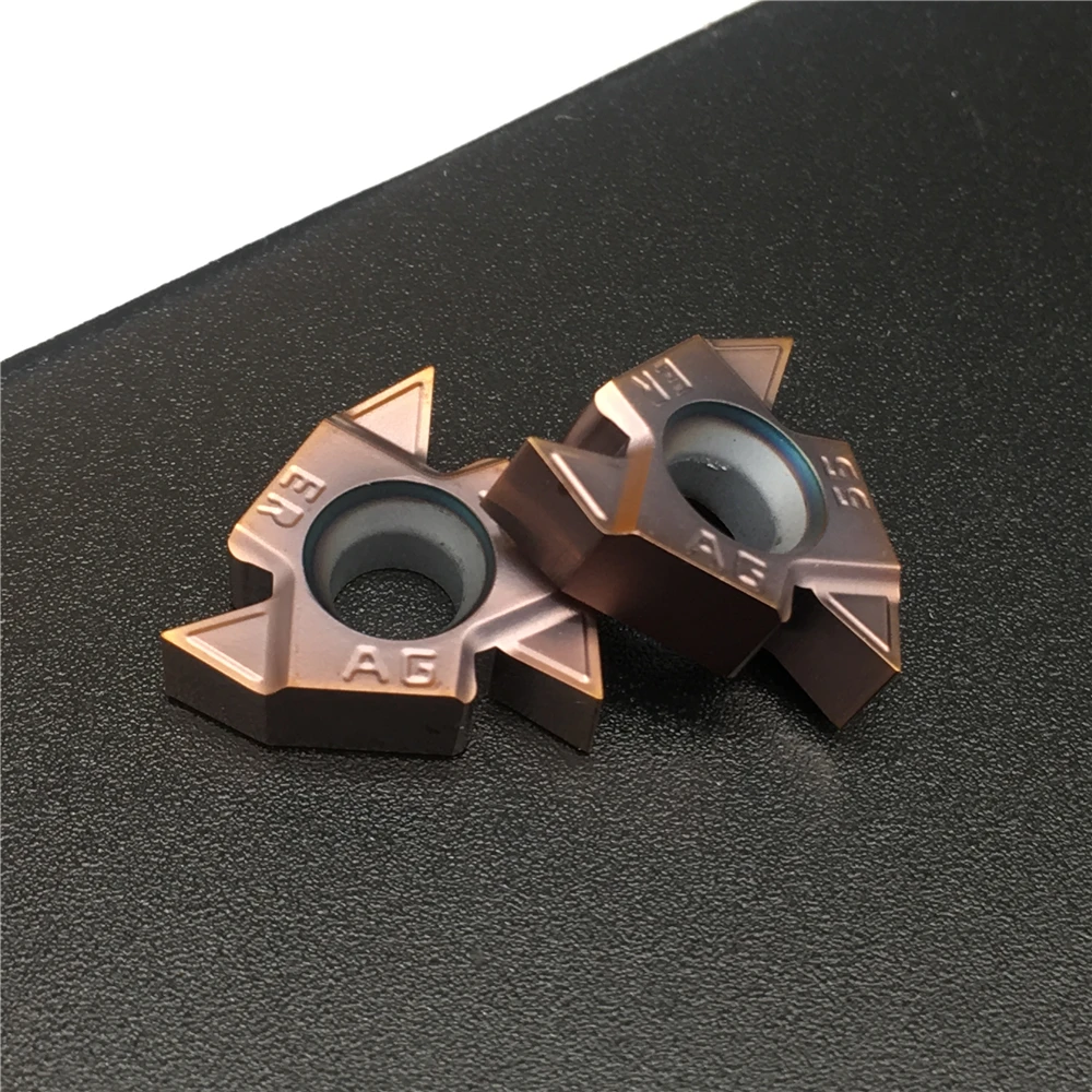 16ER M AG55 FT1125 Carbide Sisipan Kualitas Tinggi Benang Mengubah Alat Alat Pemotong Lathe Dog Cutter CNC 16ER AG55