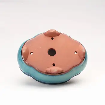 創意中式盆景花盆,通風紫色沙粒陶瓷工藝植物盆栽,適用於家庭辦公室 12 最佳銷售 可愛的小盆 - №4