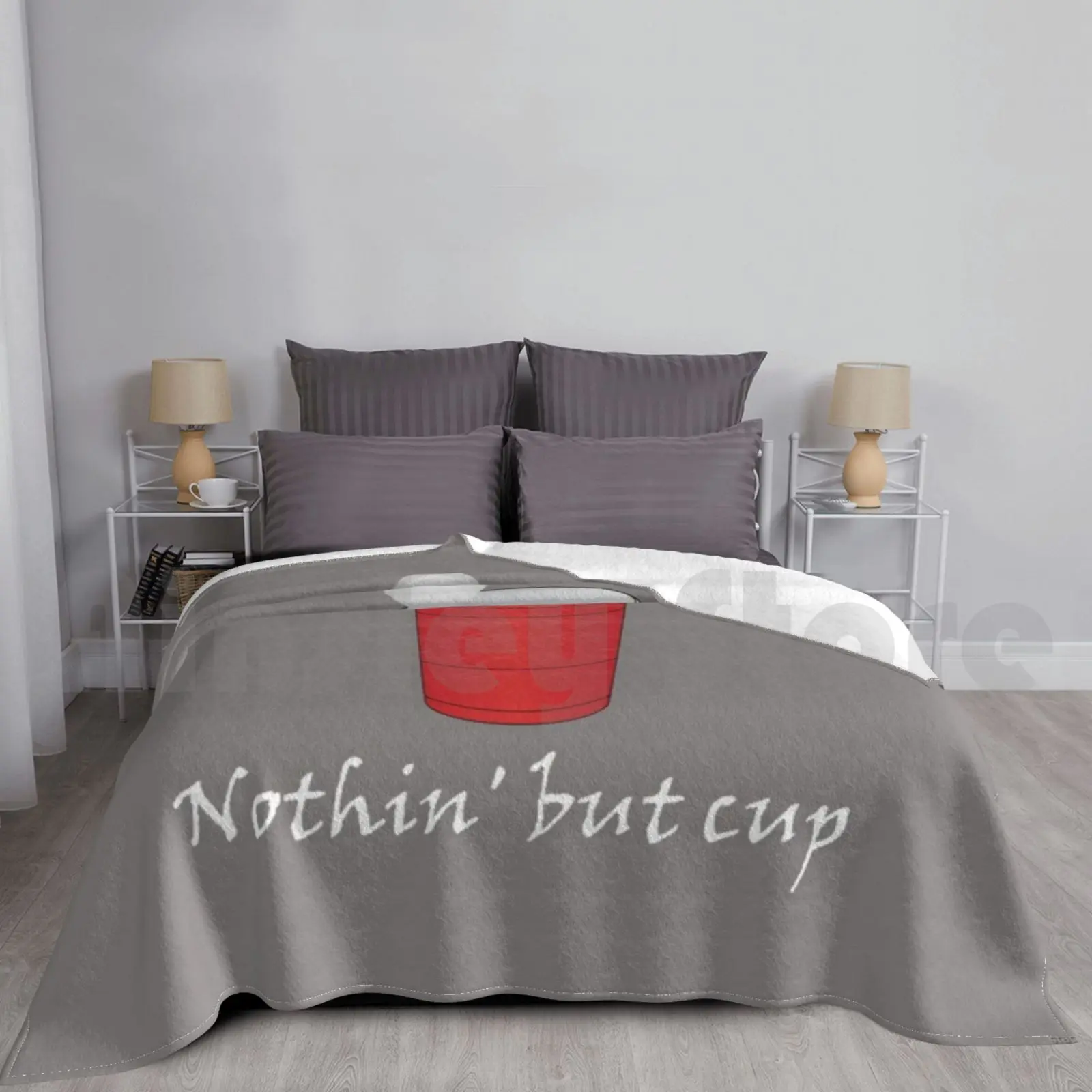 Beer Pong Nothing But Cup Blanket For Sofa Bed Travel Beer Beer Bottle Beer Can Beer Drinker Beer Fan Beer Gift