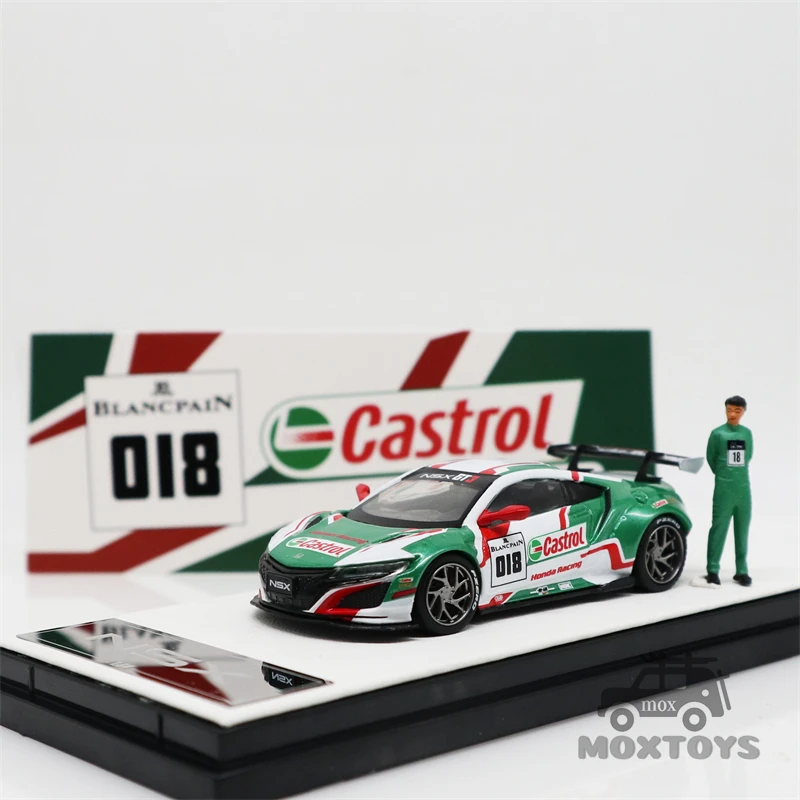 TimeMicro 1:64 Honda NSX Castrol Takata Diecast Model Car