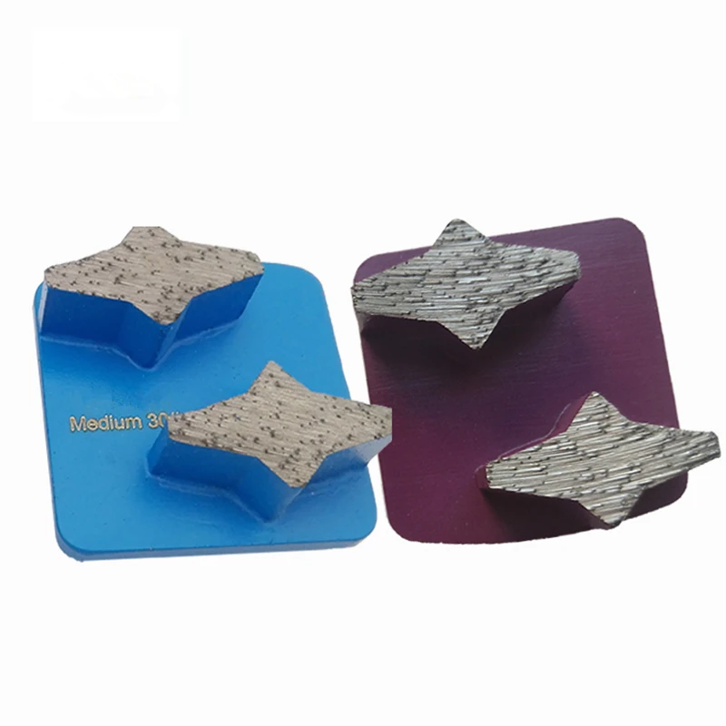 HUS50 قطاعات نجمة مزدوجة حادة علوية قفل ريدي Hsuqvarna كتلة طحن الماس للجدار الخرساني سطح حجر الأرضية تيرازو