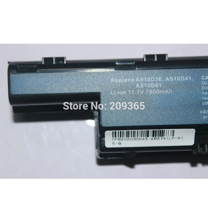 Special 7800mAh Laptop battery for ACER Aspire 5742 5552 5750G 5741 AS10D31 AS10D41 AS10D51 AS10D61 AS10D71 AS10D75 AS10D81 AS10