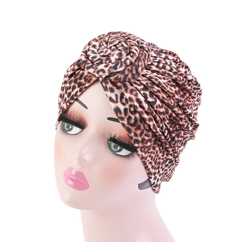 Afrikanische Druck Turban Hut für Frauen Scrunchies Knoten Headwrap Stretch Bandanas Party Headwear Damen Kopftuch Haar Zubehör – Detail 20