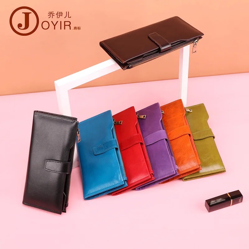 

2020 Women Wallets Fashion Long Leather Top Quality Card Holder Classic Female Purse Zipper Wallet For Women