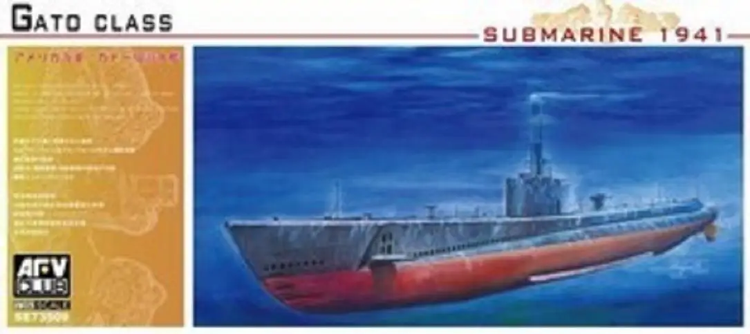 

AFV SE73509 1/350 SCALE GATO CLASS SUBMARINE 1941 MODEL KIT