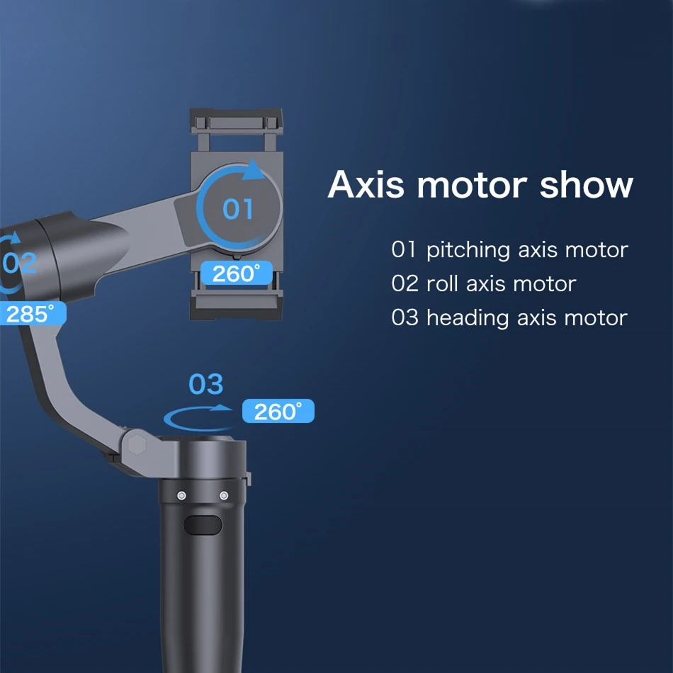 2021new 3-axis gimbal مثبت يدوي الهاتف الذكي بلوتوث تصوير الفيديو وتسجيل للعمل هاتف مزود بكاميرا ترايبود الذكية