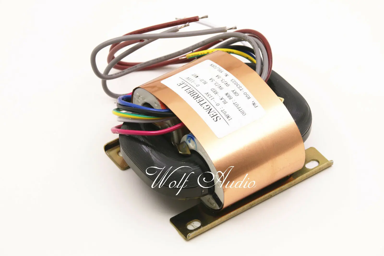 1PCS 65W （65VA） HiFi R-core Copper Audio Transformer Dual 5V/9V/12V/15V