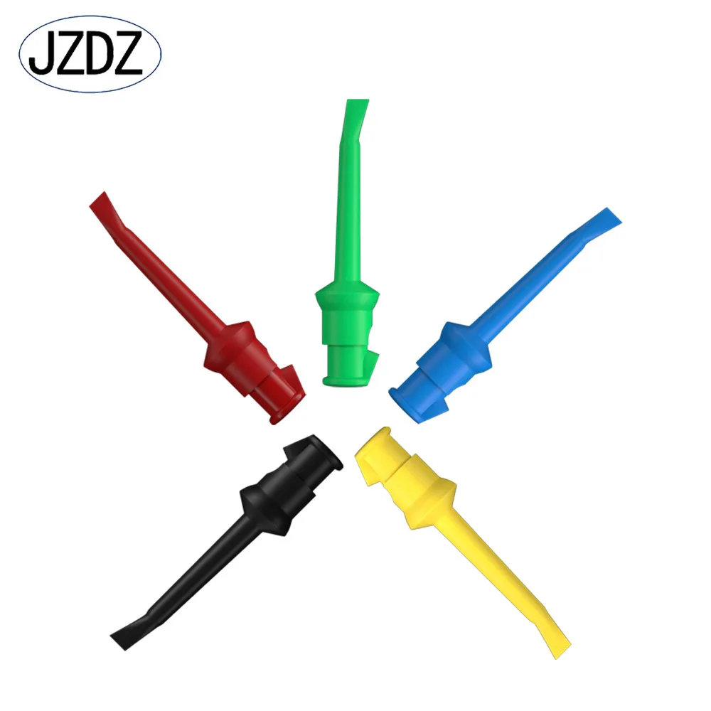 Jzdz 10 Stuks Test Haak Clip Test Sonde Voor Elektronische Test Mini Grabber Pa Connector Diy Tools Accessoires J.30007