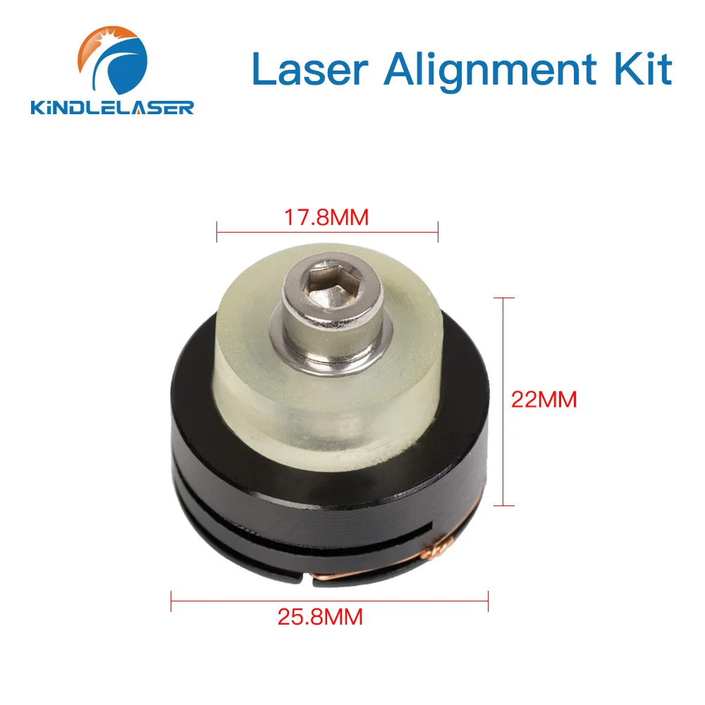 KINDLELASER-regulador de luz láser, Kit de alineación, dispositivo de calibración de ruta láser para máquina de corte láser CO2