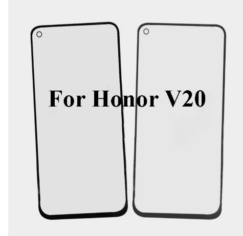 1Pcs Front Touch Screen Outer Glass Lens +OCA Film For Honor 8X 9A 9C 9X 10X 10 10i 10S 20 Pro 20i 20S 20e 30 Lite 30i 30S 50 SE