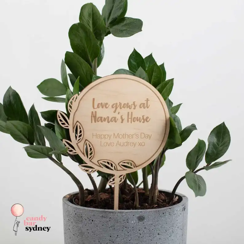 

Custom Grandmother Mothers Day Gift - Personalised Mother's Day Planter Stick - Personalised Mother's Day Presents