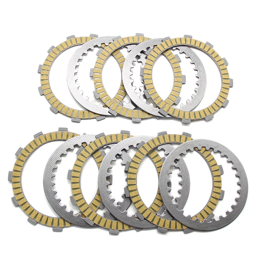 Motorcycle Clutch Friction Disc Plate Kit For Honda CB500K CB550 CB550SC A CB650SC AC NIGHTHAWK 650 22201-KY2-000 22321-GHB-811