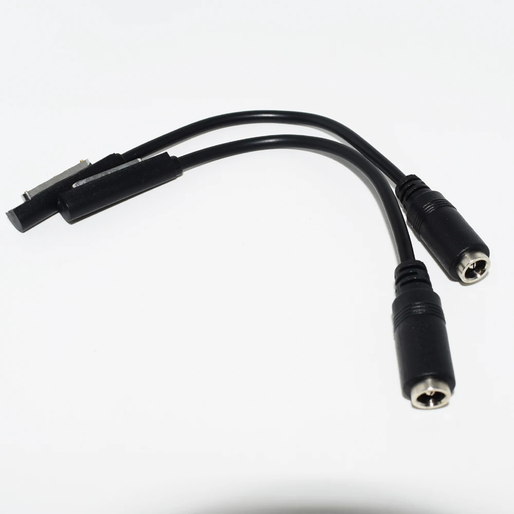 

1pc Microsoft Surface Male To 5.5x2.1mm Female DC Power Charger Adapter Cable