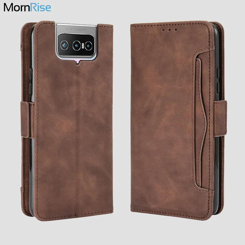 Wallet Cases For ASUS Zenfone 7 Pro ZS671KS Case Magnetic Closure Book Flip Cover For Zenfone 7 ZS670KS Leather Card Holder Bags